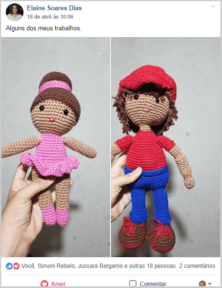 Amigurumin de Bonecas